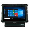 En ruggad Tablet PC, modell FIDS Zelo, i docka