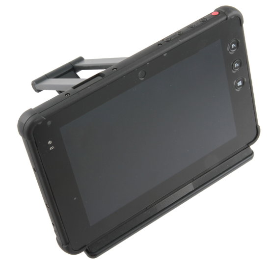 Bordsstativ med en tablet